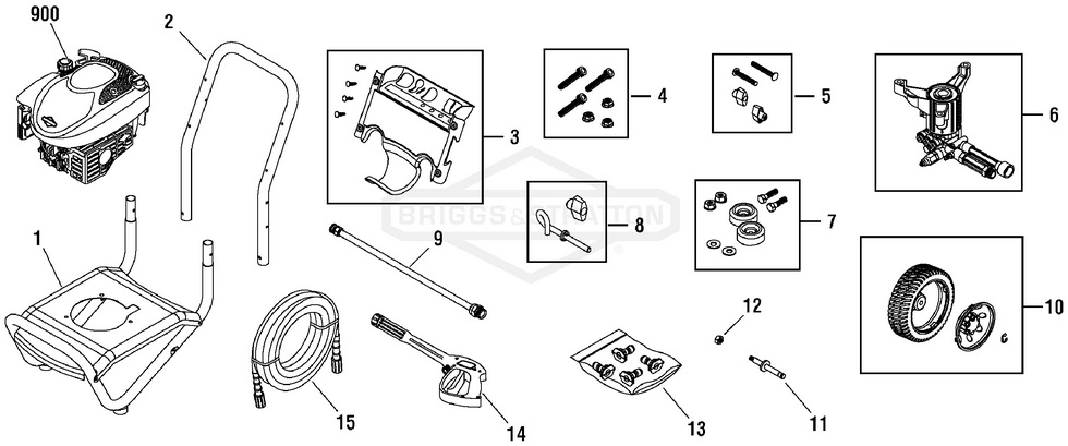 Briggs & Stratton 020446-1 POWERBOSS replacement Parts